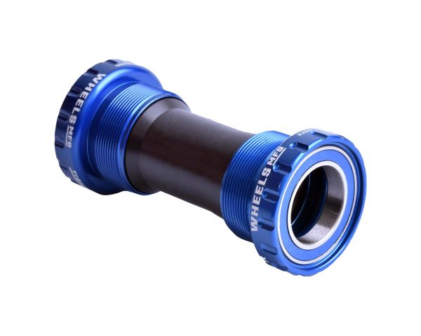 Wheels Manufacturing Threaded External ABEC-3 Bottom Bracket (Blue) (BSA) (68/73) (24mm/Shimano Spin