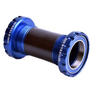 Wheels Manufacturing Threaded External ABEC-3 Bottom Bracket (Blue) (BSA) (68/73/100) (SRAM DUB)