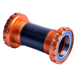 Wheels Manufacturing Threaded External ABEC-3 Bottom Bracket (Orange) (BSA) (68/73/100) (SRAM DUB)