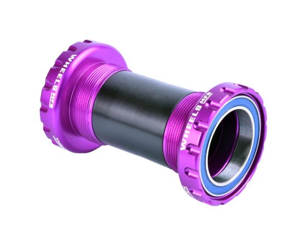 Wheels Manufacturing Threaded External ABEC-3 Bottom Bracket (Purple) (BSA) (68/73/100) (SRAM DUB)