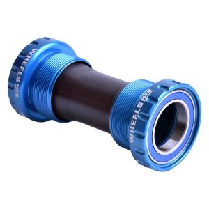 Wheels Manufacturing Threaded External ABEC-3 Bottom Bracket (Teal) (BSA) (68/73) (24mm/Shimano Spin