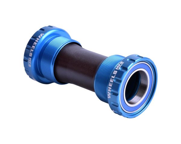 Wheels Manufacturing Threaded External ABEC-3 Bottom Bracket (Teal) (BSA) (68/73) (24mm/Shimano Spin