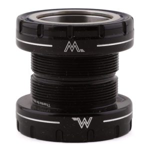 White Industries External BSA Bottom Bracket (Black) (30mm Spindle) (Steel Bearings)