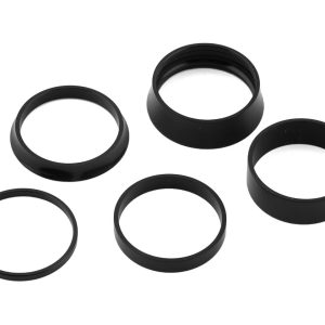 White Industries Headset Spacers (Black) (1-1/8")