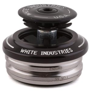 White Industries Integrated Headset (Black) (1-1/8") (IS42/28.6) (IS42/30)