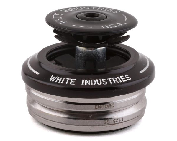 White Industries Integrated Headset (Black) (1-1/8") (IS42/28.6) (IS42/30)