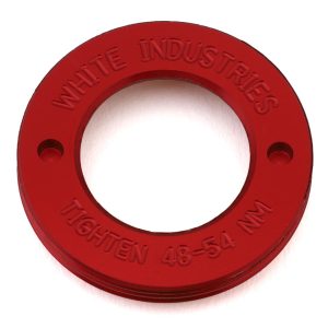 White Industries MR30 Crank Extractor Cap (Red) (1)