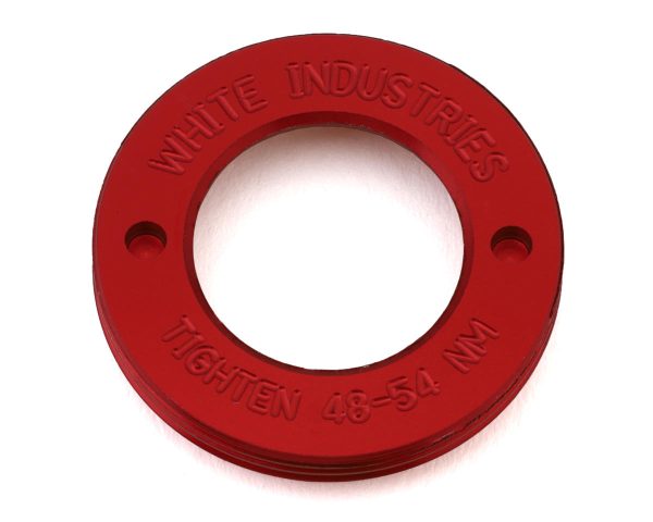 White Industries MR30 Crank Extractor Cap (Red) (1)