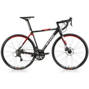 Wizard Lighting 3.3 Disc Sora Road Bike - Black / Red / White / 51cm