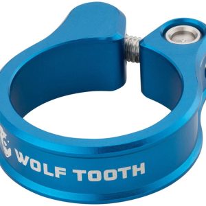 Wolf Tooth Components Anodized Seatpost Clamp (Blue) (28.6mm)