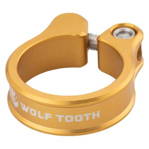 Wolf Tooth Components Anodized Seatpost Clamp (Gold) (29.8mm)