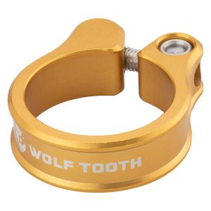 Wolf Tooth Components Anodized Seatpost Clamp (Gold) (31.8mm)