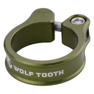 Wolf Tooth Components Anodized Seatpost Clamp (Olive) (29.8mm)