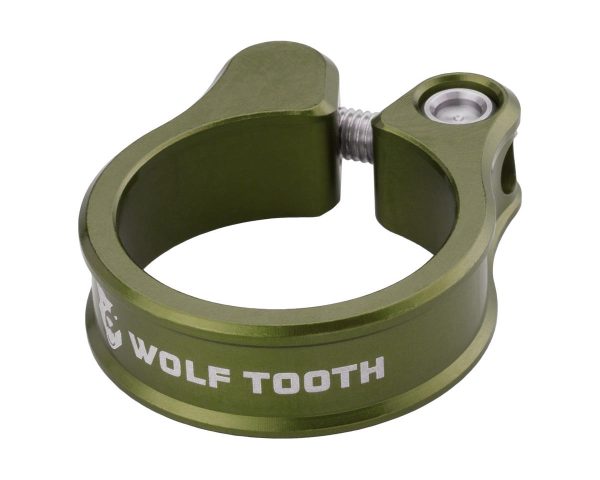 Wolf Tooth Components Anodized Seatpost Clamp (Olive) (31.8mm)