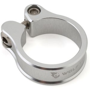 Wolf Tooth Components Anodized Seatpost Clamp (Raw Silver) (34.9mm)