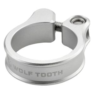 Wolf Tooth Components Anodized Seatpost Clamp (Raw Silver) (36.4mm)