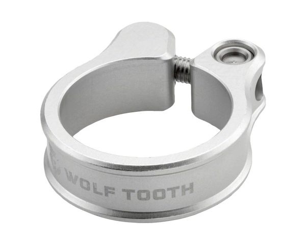 Wolf Tooth Components Anodized Seatpost Clamp (Raw Silver) (36.4mm)