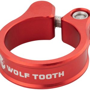 Wolf Tooth Components Anodized Seatpost Clamp (Red) (28.6mm)