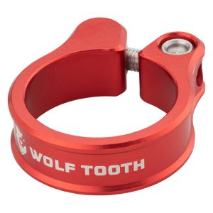 Wolf Tooth Components Anodized Seatpost Clamp (Red) (31.8mm)