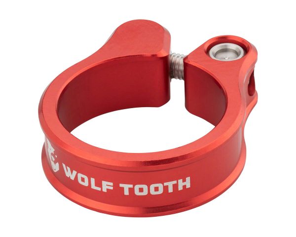 Wolf Tooth Components Anodized Seatpost Clamp (Red) (31.8mm)