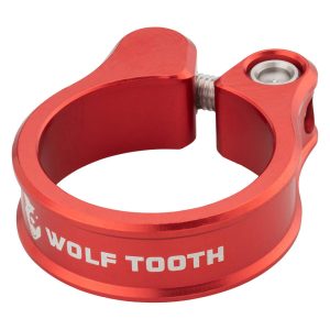 Wolf Tooth Components Anodized Seatpost Clamp (Red) (34.9mm)