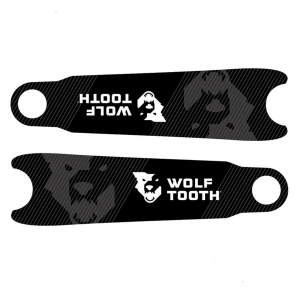 Wolf Tooth Components | Crankskins Crankarm Protectors | Black | V2 | Black | V2