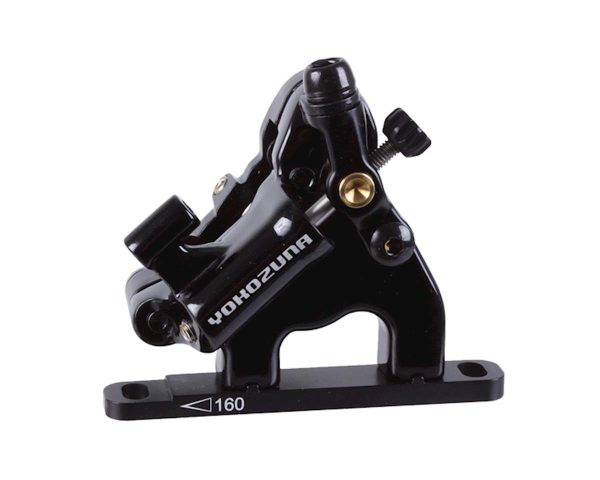 Yokozuna Motoko Disc Brake Caliper (Black) (Mechanical) (w/ 160mm Rotor) (Front) (Flat Mount)