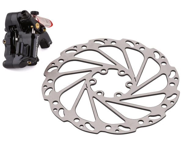 Yokozuna Motoko Disc Brake Caliper (Black) (Mechanical) (w/ 160mm Rotor) (Rear) (Flat Mount)