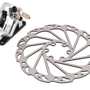 Yokozuna Motoko Disc Brake Caliper (Silver) (Mechanical) (w/ 160mm Rotor) (Front) (Flat Mount)