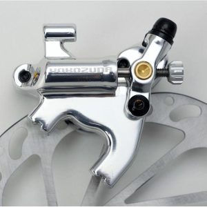 Yokozuna Motoko Disc Brake Caliper (Silver) (Mechanical) (w/ 160mm Rotor) (Rear) (Flat Mount)