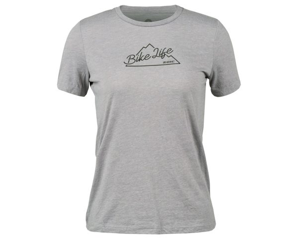 ZOIC Bike Life Women's Tee (Heather Grey) (L)