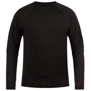 ZOIC Strata Lightweight Merino Long Sleeve Jersey (Black) (L)