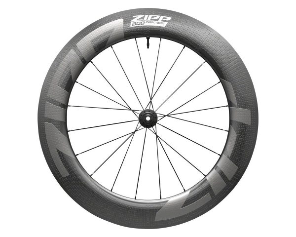 Zipp 808 Firecrest Tubeless Road Wheels (Black) (Centerlock) (B1) (Front) (700c)