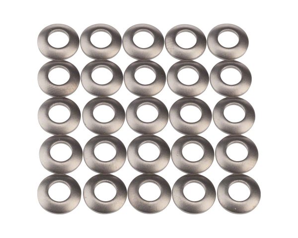 Zipp Round Titanium Nipple Washers for 202 Carbon Clincher Firecrest Wheels (25 Pack)