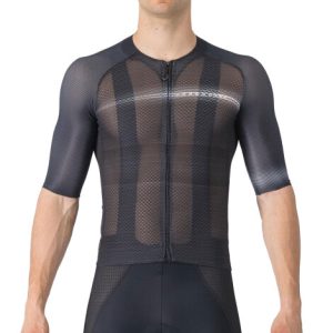 Castelli Climber's A/C Short Sleeve Jersey - SS25 - Black / Dark Grey / Small