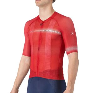 Castelli Climber's A/C Short Sleeve Jersey - SS25 - Red / Black / Small