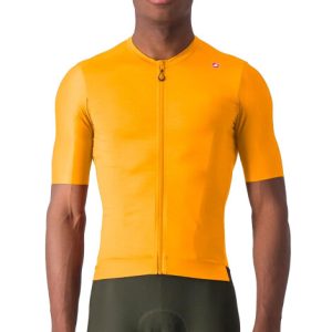 Castelli Espresso Short Sleeve Cycling Jersey - SS25 - Vivid Orange / Small