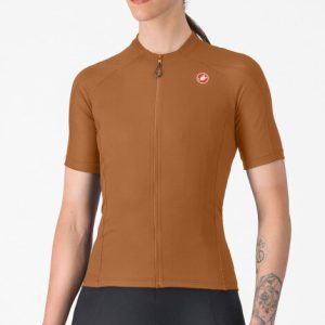 Castelli Libera 2 Women's Short Sleeve Cycling Jersey - SS25 - Toffee / Small