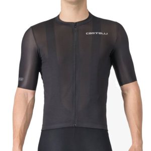 Castelli Unlimited Entrata 3 Short Sleeve Jersey - SS25 - Light Black / Small