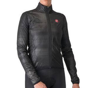 Castelli Women's Squall Shell Jacket (Light Black/Silver Grey) (L)