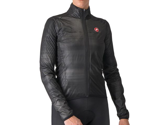 Castelli Women's Squall Shell Jacket (Light Black/Silver Grey) (L)