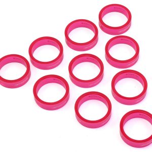 FSA PolyCarbonate Headset Spacers (Pink) (1-1/8") (10) (10mm)