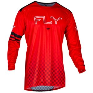 Fly Racing Rayce Long Sleeve Jersey (Red) (2XL)