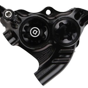 Hope RX4+ Road/Gravel Disc Brake Caliper (Black) (Hydraulic) (Front or Rear) (Flat Mount Direct+20)