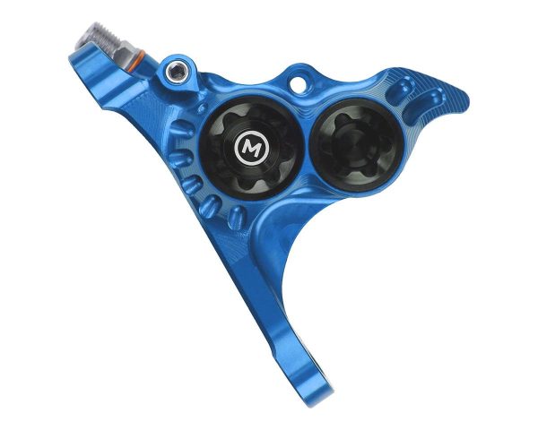 Hope RX4+ Road/Gravel Disc Brake Caliper (Blue) (Hydraulic) (Front) (Front Flat DM +20) (Mineral Oil