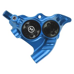 Hope RX4+ Road/Gravel Disc Brake Caliper (Blue) (Hydraulic) (Front or Rear) (Flat Mount Direct+20) (