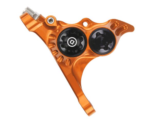 Hope RX4+ Road/Gravel Disc Brake Caliper (Orange) (Hydraulic) (Front) (Front Flat DM +20) (DOT)