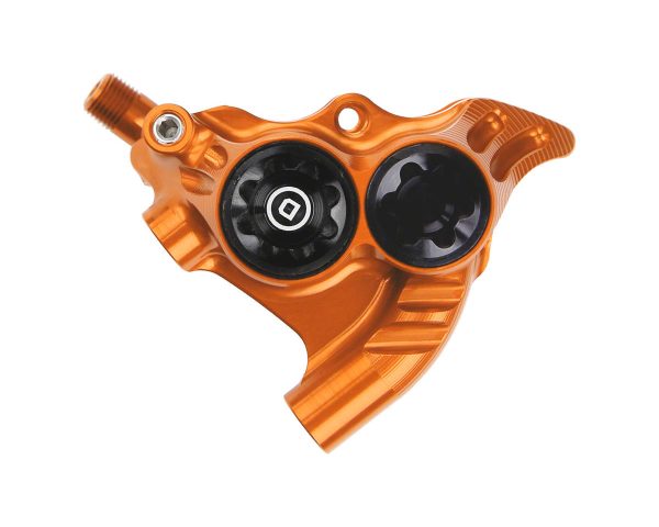 Hope RX4+ Road/Gravel Disc Brake Caliper (Orange) (Hydraulic) (Front or Rear) (Flat Mount Direct+20)