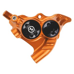 Hope RX4+ Road/Gravel Disc Brake Caliper (Orange) (Hydraulic) (Front or Rear) (Flat Mount Direct+20)