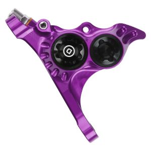 Hope RX4+ Road/Gravel Disc Brake Caliper (Purple) (Hydraulic) (Front) (Front Flat DM +20) (DOT)